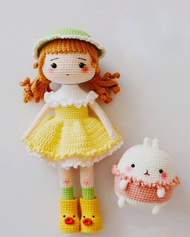 Crochet Yellow Duck Girl