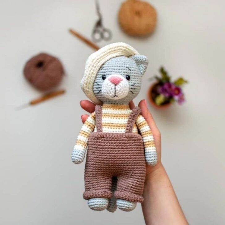 Jeremy, the Cat Amigurumi