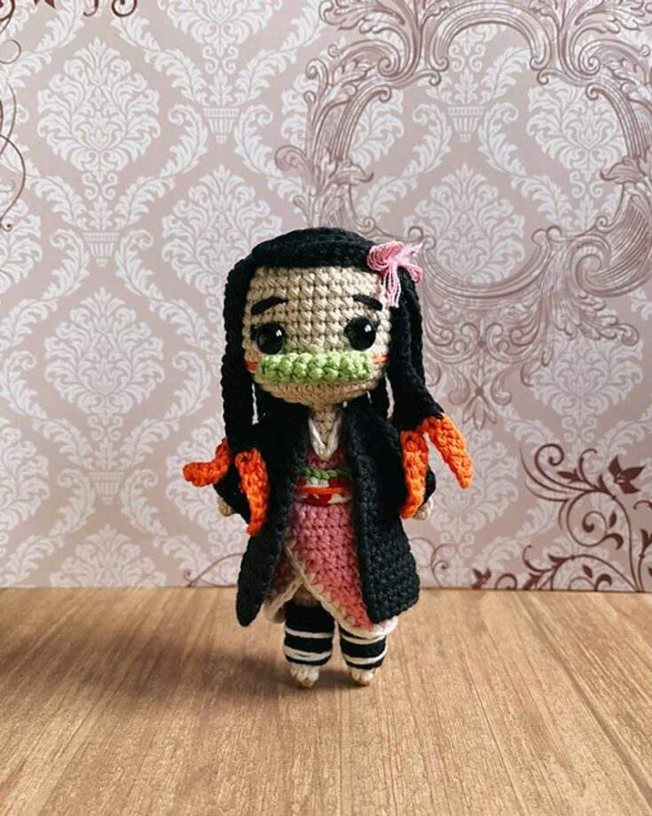 Nezuko Crochet Pattern