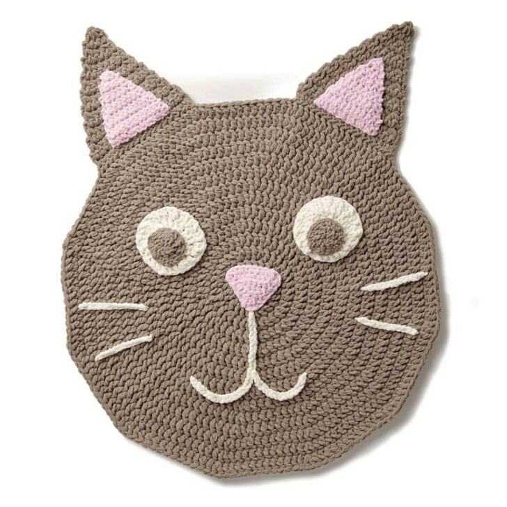 Purrrfect Crochet Play Rug