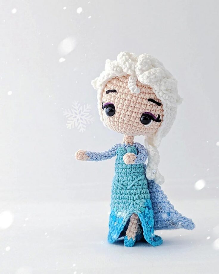 Queen Elsa Amigurumi Pattern