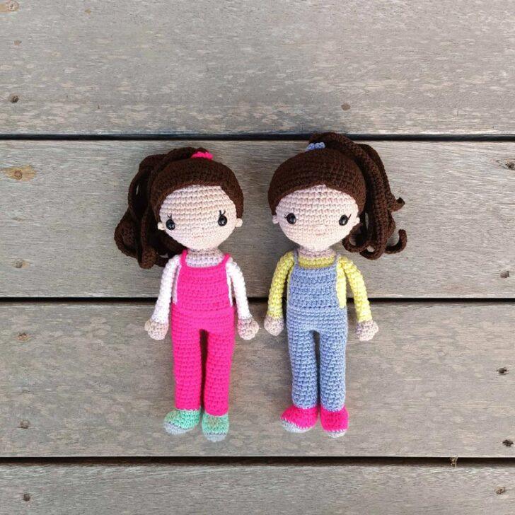 Zoya Crochet Doll With Overalls