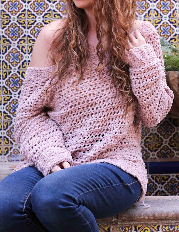 Kelby Sweater - Free Crochet Pattern and YARN GIVEAWAY