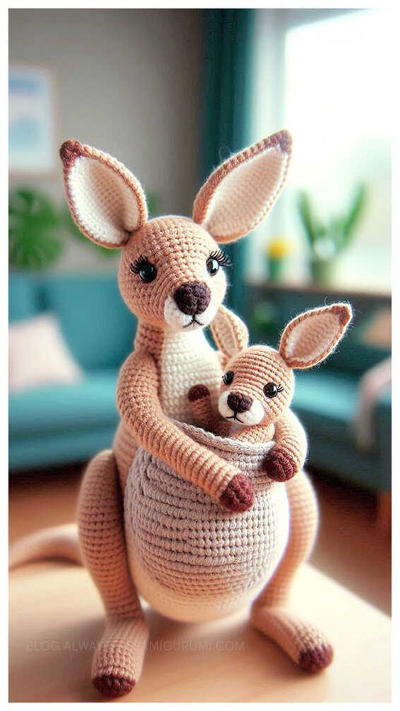 Amigurumi Kangaroo Jack Crochet Free Pattern