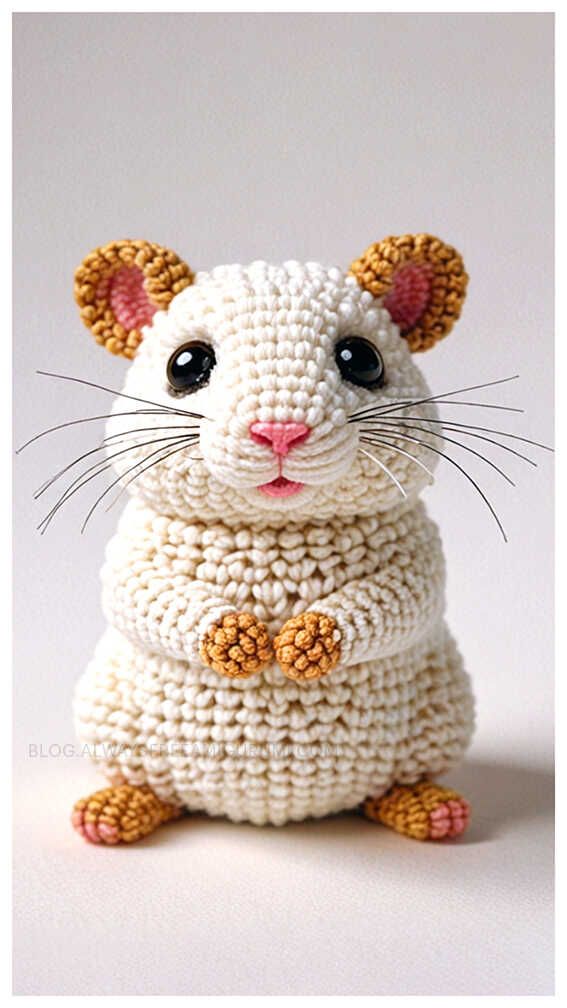 Amigurumi Little Hamster Crochet PDF Free Pattern