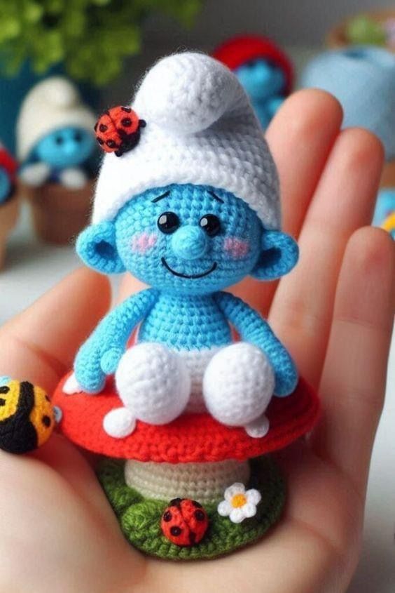 Amigurumi The Smurfs Free Pattern