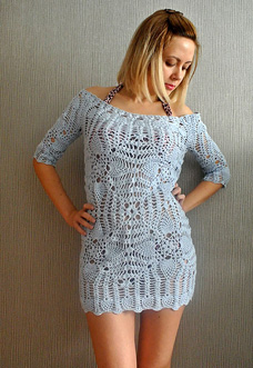 Beach Cover Up Dress Crochet Pattern