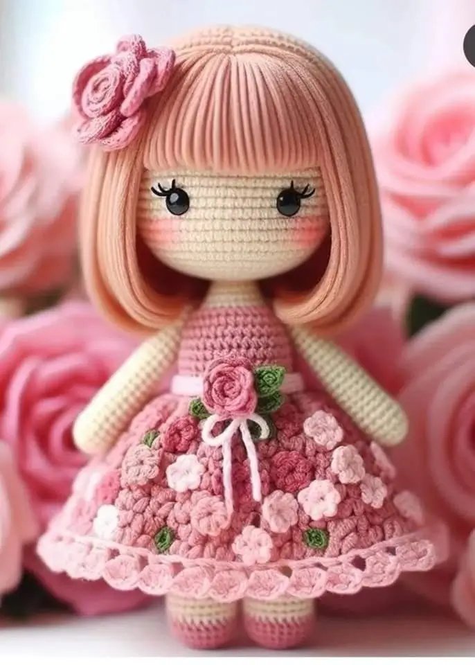 Beautiful crochet handmade dolls