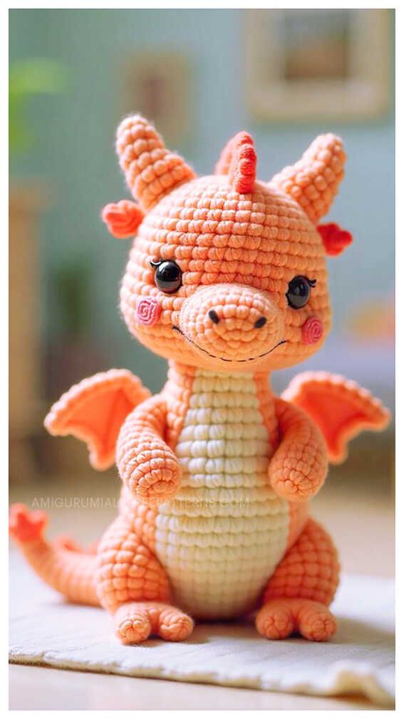 Crochet Dragon Amigurumi Free Pattern