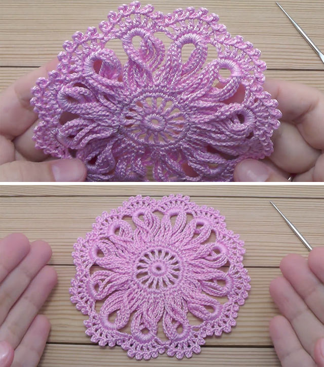 Crochet Lace Flower Motif You Will Love