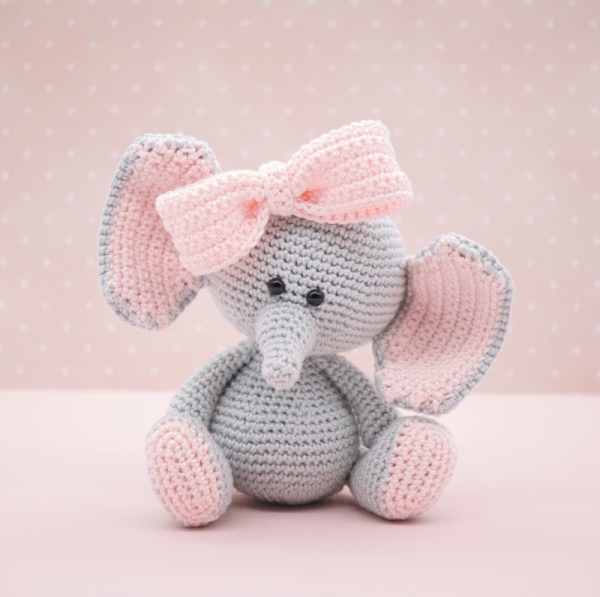 Ellie the elephant Amigurumi