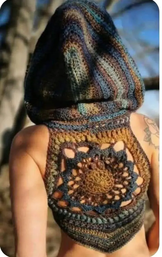 Forest Mermaid Mandala Vest