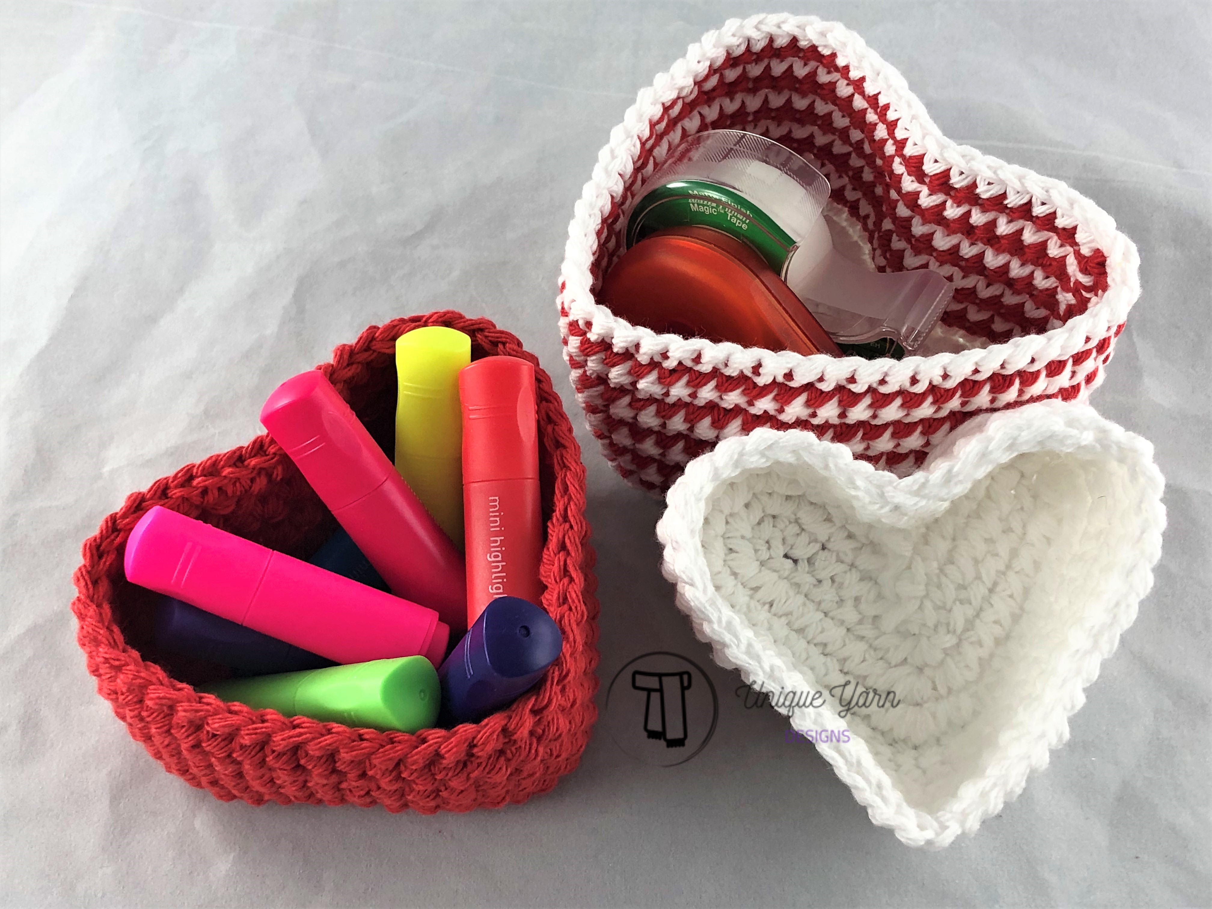 Heart Shaped Nesting Baskets