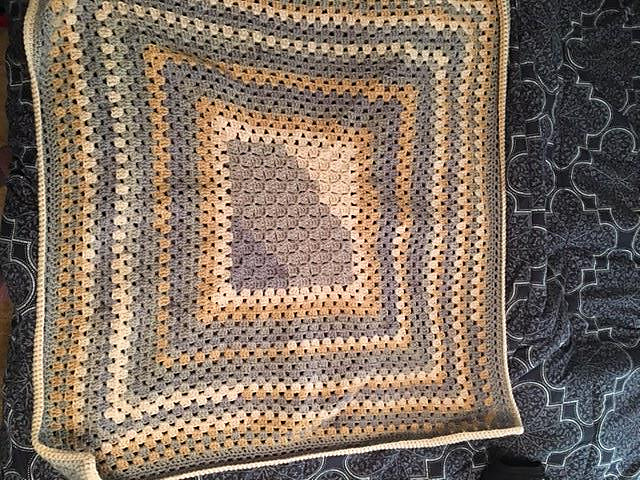 Not Your Granny's Square Blanket