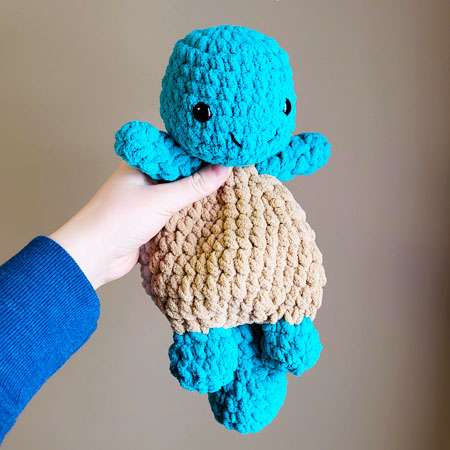 Squirt the Turtle Amigurumi PDF Free Pattern