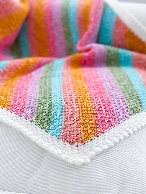 The Sherbet Baby Blanket