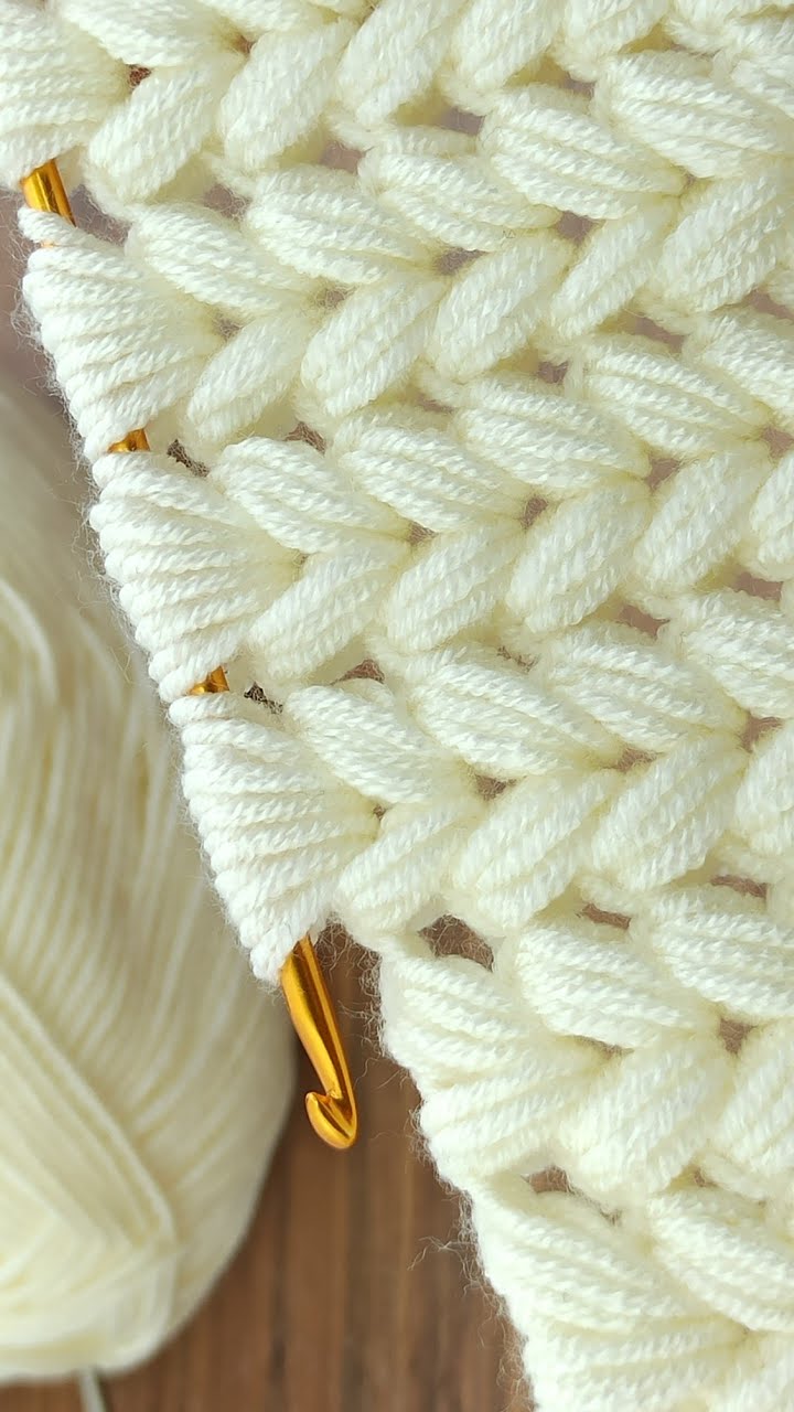 Tunisian Crochet Puff Stitch For Your Winter Works