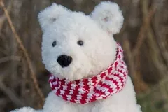 Peppermint the Polar Bear Free Crochet Pattern