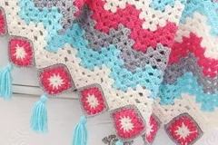 Granny Ripple Afghan Free Crochet Pattern