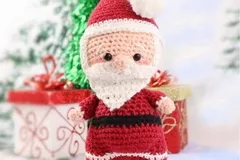 Chubby Santa Claus Amigurumi