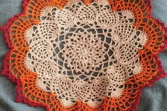 Ecru Moonpetals Doily