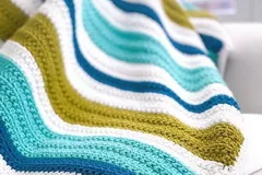 Oceanside Throw Free Crochet Pattern