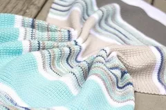 Summer Boardwalk Baby Blanket Free Crochet Pattern