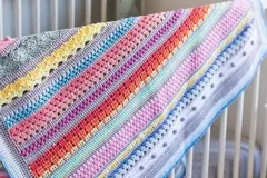 Baby Rainbow Sampler Blanket