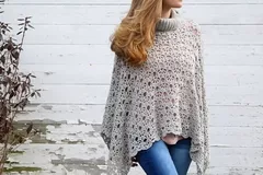 Aria Poncho Free Crochet Pattern