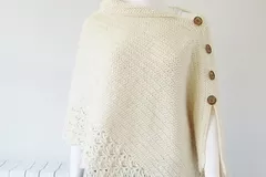 Uptown Poncho Free Crochet Pattern