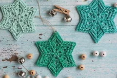 Flower Star Snowflake Free Crochet Pattern