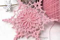 Wispweave Snowflake Free Crochet Pattern