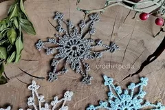 Crown Jewel Snowflake Free Crochet Pattern