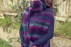 Amethyst Scarf Free Crochet Pattern