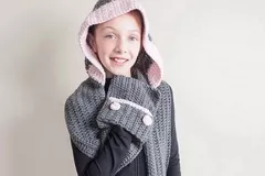 Hooded Scarf Free Crochet Pattern