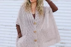 Stay at Home Pocket Shawl Free Pattern