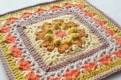 Hera Afghan Square Free Pattern