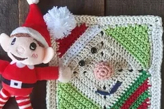 Merry Elf Square Free Pattern