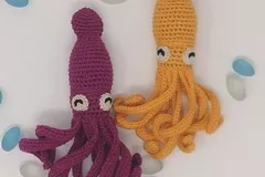 Squid Rattles Free Crochet Pattern