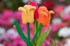 The Tulip Flower Free Crochet Pattern