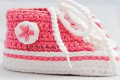 Crochet Baby Converse Free Crochet Pattern