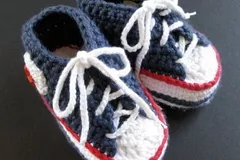 Baby Converse Booties Free Pattern