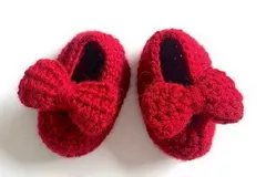 Classic Baby Mary Jane Shoes with Bow Free Pattern