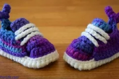 Newborn Mermaid Tail Sneaker Free Crochet Pattern