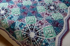 The Kaleidoscope Crochet Blanket Free Pattern