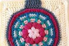 Holiday Baubles Crochet Blanket CAL Free Pattern