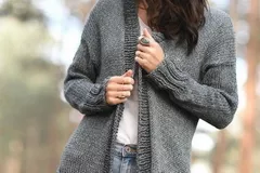 My Comfiest Knit Cardigan Free Pattern