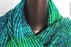 Rothko Brioche Wrap Free Knitting Pattern