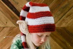 Santa’s Helper Elf Hat Free Crochet Pattern