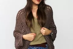 Movie Night Cocoon Cardi Free Pattern